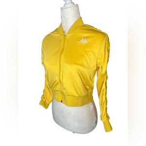 Kappa Women's Vibrant Yellow Bomber Jacket